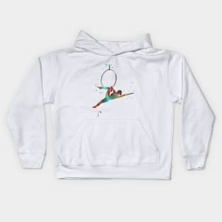 Aerial hoop, lyra Kids Hoodie